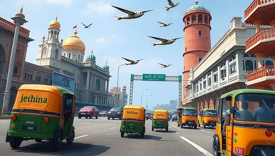 Rickshaw Rider Madness - Explore 25+ Indian cities Rickshaw Rider Madness city environments showing different Indian cities with their unique landmarks and traffic conditions
