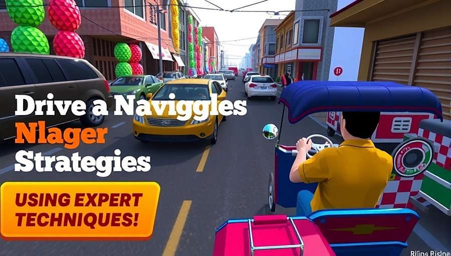 Rickshaw Rider Madness - Master the art of Indian rickshaw driving Rickshaw Rider Madness driving strategies showing a player navigating through a crowded market using expert techniques